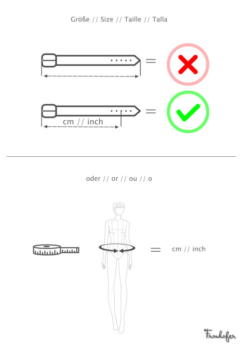 Gürtelgröße Messen Anleitung